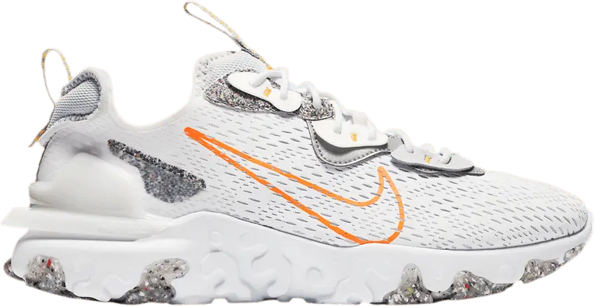 Nike React Vision &#039;Crater - White Total Orange&#039;