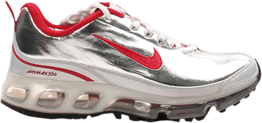 Nike Air Max 360 &#039;Metallic Silver Red&#039;