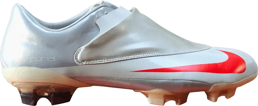  Nike Mercurial Vapor 5 FG &#039;Metallic Platinum Hot Red&#039;