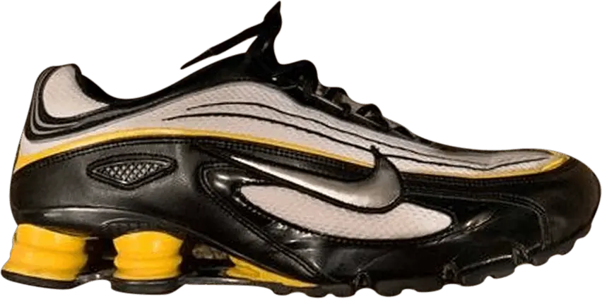  Nike Livestrong x Shox M1+ LAF &#039;Black Varsity Maize&#039;