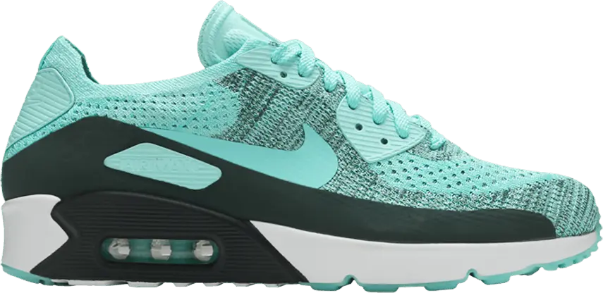  Nike Air Max 90 Ultra 2.0 Flyknit Hyper Turquoise Hyper Turquoise