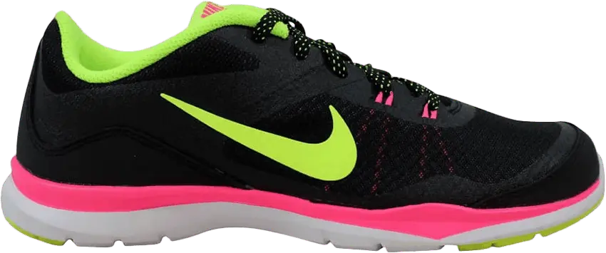 Nike Wmns Flex Trainer 5 &#039;Black Volt Pink&#039;