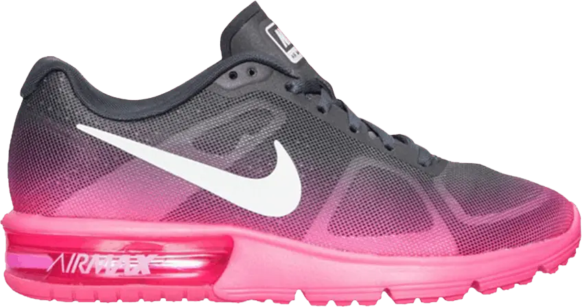  Nike Wmns Air Max Sequent &#039;Black Pink&#039;