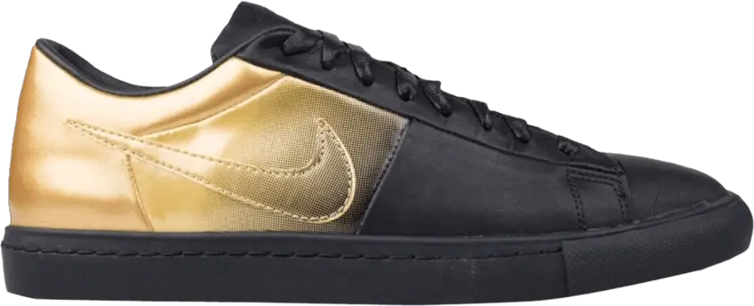  Nike Pedro Lourenco x Wmns Blazer Low &#039;Black Metallic Gold&#039;