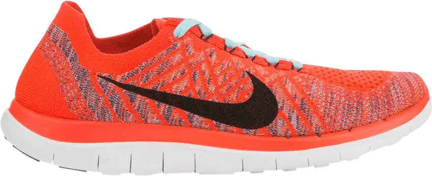 Nike Wmns Free 4.0 Flyknit &#039;Bright Crimson&#039;