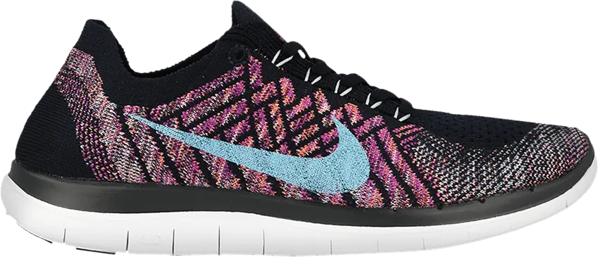 Nike Wmns Free 4.0 Flyknit &#039;Dark Obsidian Vivid Purple&#039;