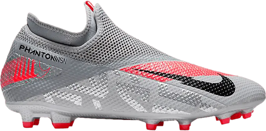  Nike Phantom Vision 2 Academy Dynamic Fit MG &#039;Metallic Grey Crimson&#039;