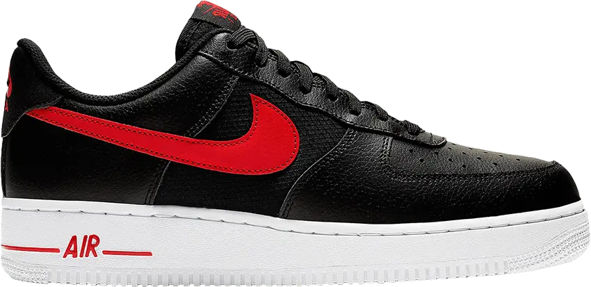  Nike Air Force 1 Low &#039;Black Red&#039;