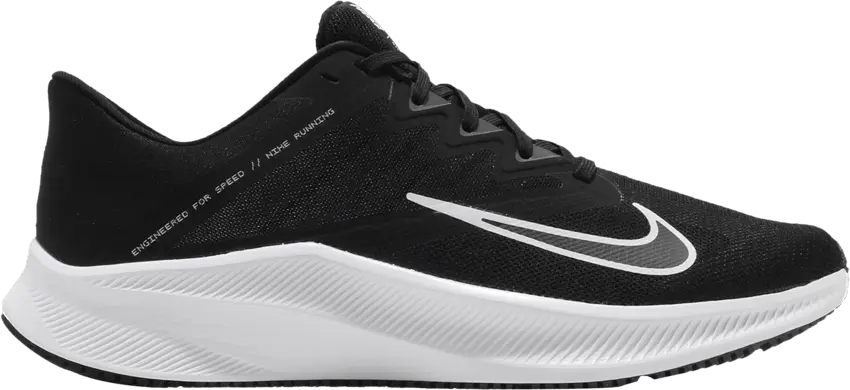  Nike Quest 3 &#039;Black White&#039;