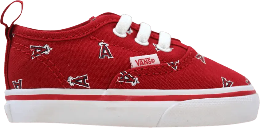  Vans Authentic V Lace Toddler &#039;Anaheim Angels&#039;