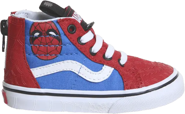  Vans Marvel x Sk8-Hi Zip Toddler &#039;Spider-Man&#039;