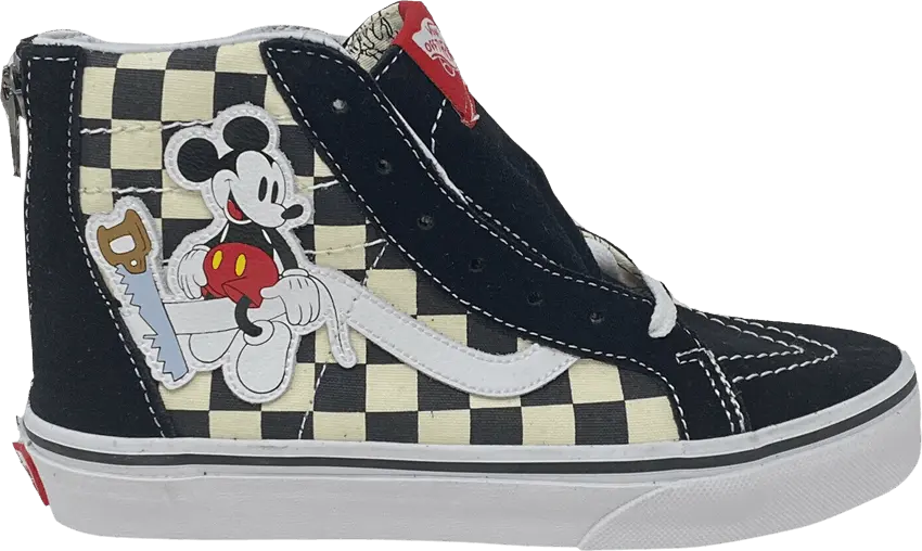  Vans Disney x Sk8-Hi Zip Toddler &#039;Mickey Mouse&#039;