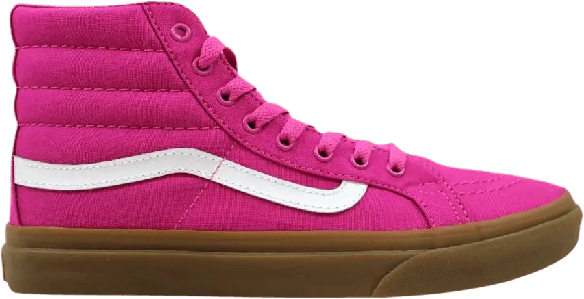  Vans Sk8-Hi Slim Light Gum Raspberry Rose