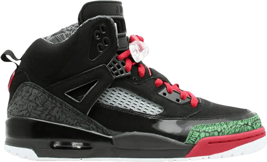  Jordan Spizike Black Varsity Red