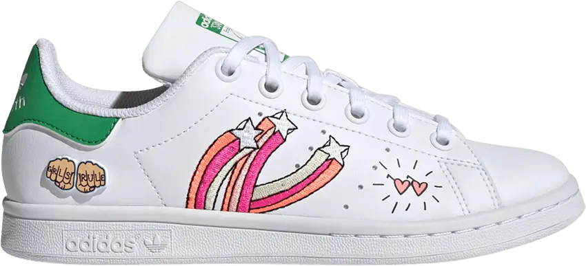  Adidas Stan Smith J &#039;Girls Rule - White&#039;