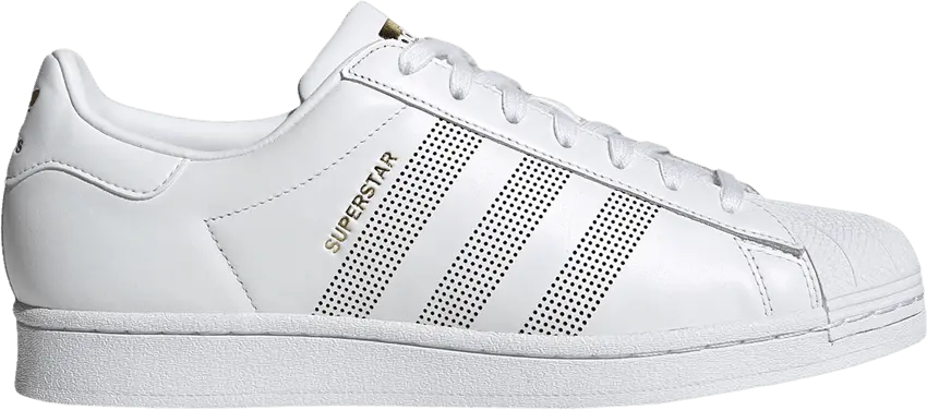  Adidas Superstar &#039;White Perforated Stripes&#039;