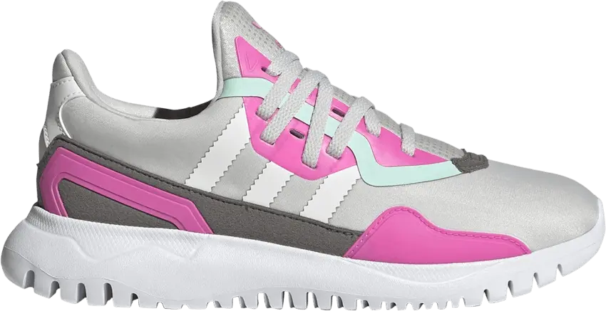 Adidas Originals Flex J &#039;Grey Screaming Pink&#039;