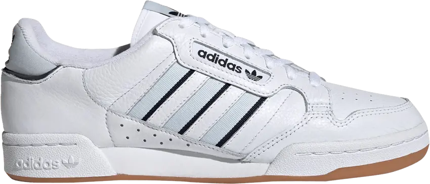  Adidas Continental 80 &#039;Stripes - White Halo Blue&#039;