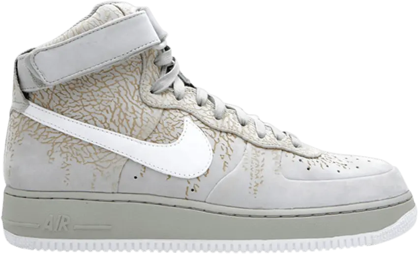  Nike Air Force 1 High Supreme Neutral Grey White Neutral Grey