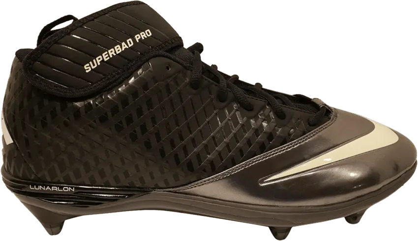 Nike Lunar Super Bad Pro D &#039;Black Metallic Silver&#039;