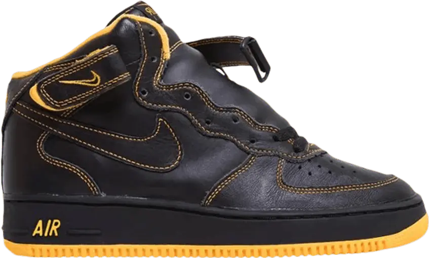  Nike Air Force 1 Mid B &#039;Black University Gold&#039;