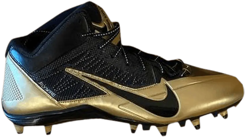 Nike Alpha Pro TD Mid &#039;Black Metallic Gold&#039;