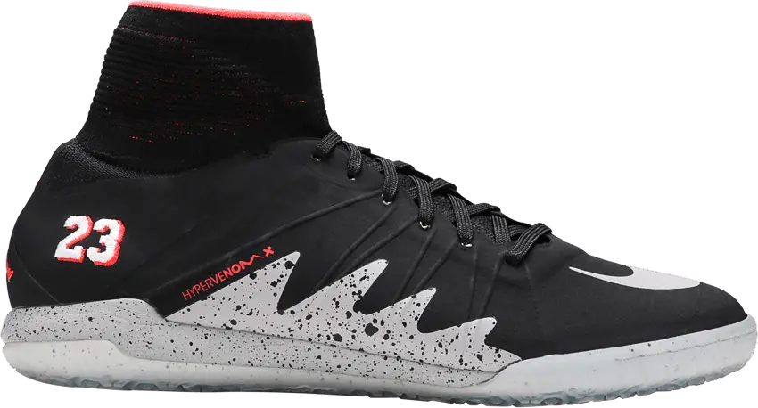  Nike HyperVenomX Proximo IC Jordan Neymar Jr. Black Cement