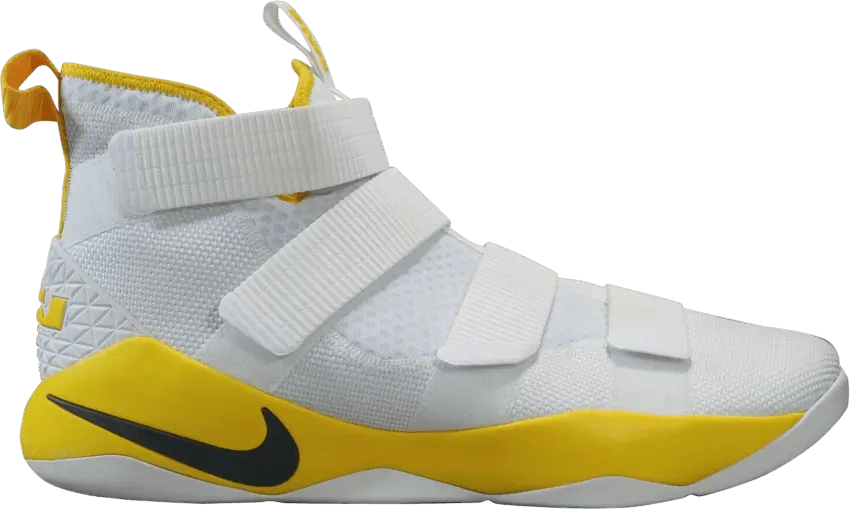  Nike LeBron Soldier 11 TB &#039;White University Gold&#039;