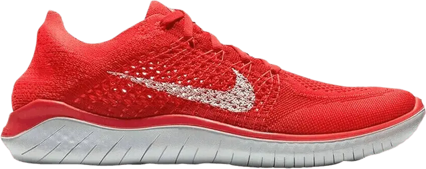  Nike Free RN Fkyknit 2018 Red Bright Crimson