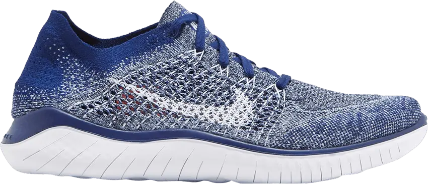  Nike Free RN Flyknit 2018 &#039;Blue Void&#039;