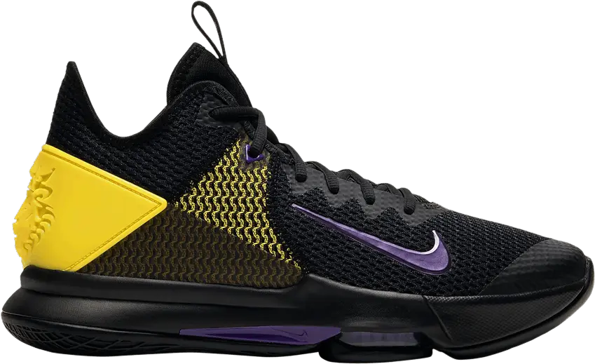  Nike LeBron Witness 4 Black/Opti Yellow