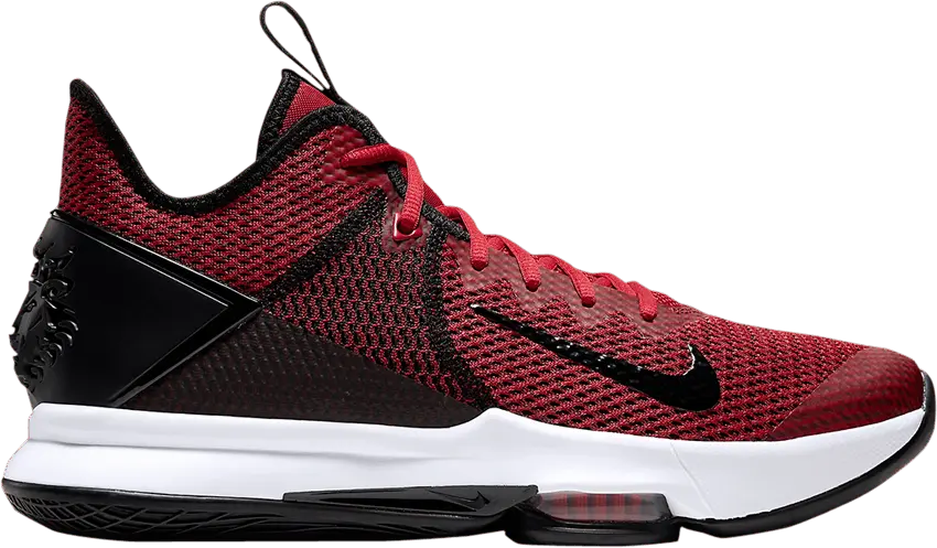  Nike LeBron Witness 4 Black/University Red