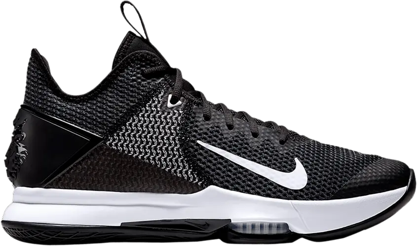  Nike LeBron Witness 4 &#039;Black&#039; Sample