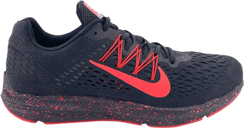  Nike Zoom Winflo 5 &#039;Black Red Speckle&#039;
