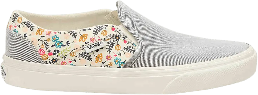 Vans Wmns Asher &#039;Stripes Floral&#039;