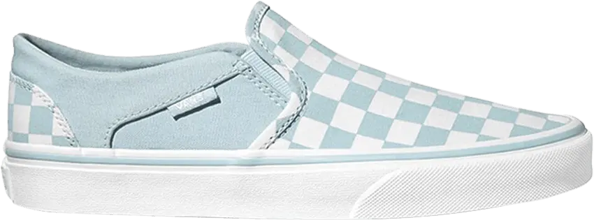  Vans Wmns Asher &#039;Checkerboard - Baby Blue&#039;