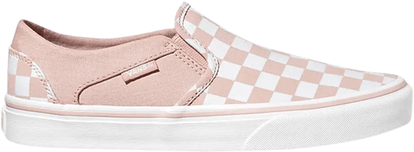  Vans Wmns Asher &#039;Checkerboard - Sepia Rose&#039;