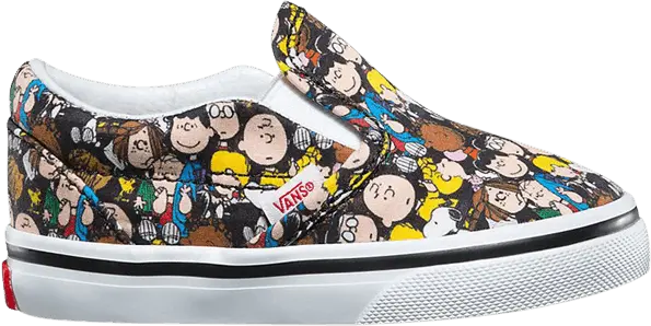  Vans Peanuts x Classic Slip-On Toddler &#039;The Gang&#039;