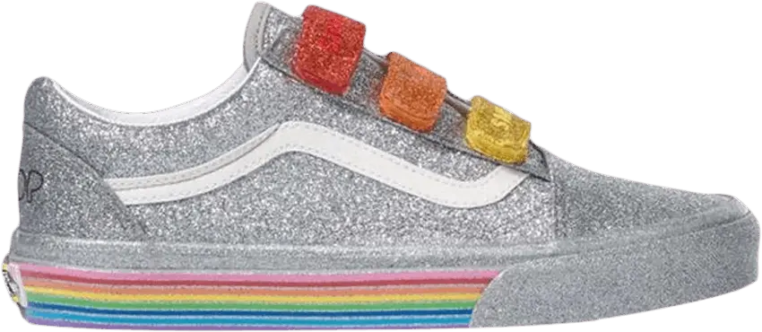  Vans Flour Shop x Old Skool V &#039;Silver Rainbow&#039;