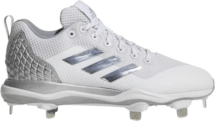  Adidas Wmns Power Alley 5 &#039;White Metallic Silver&#039;
