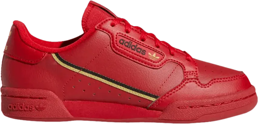  Adidas Continental 80 J &#039;Scarlet&#039;