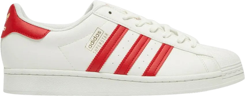  Adidas Superstar &#039;White Scarlet&#039;