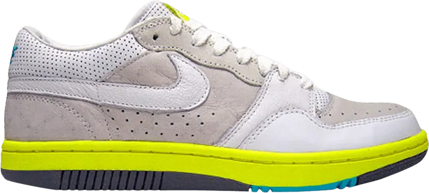 Nike Court Force Low Premium &#039;White Voltage Yellow&#039;