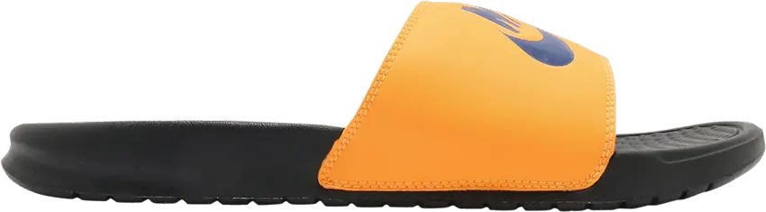  Nike Benassi JDI Slides &#039;Laser Orange Royal&#039;