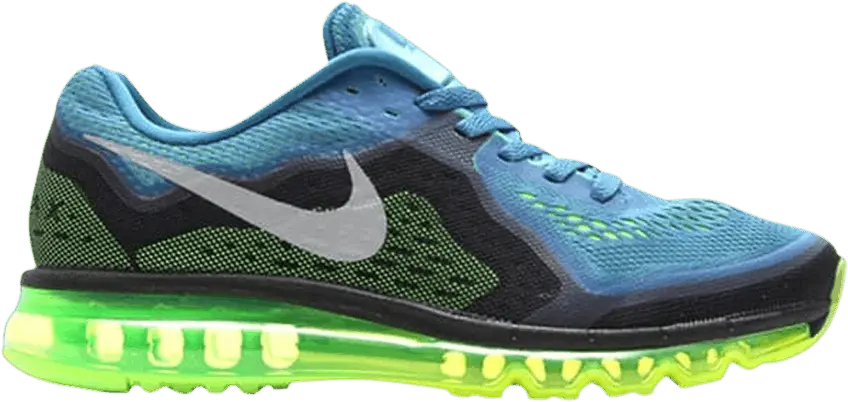 Nike Air Max 2014 &#039;Rift Blue Flash Lime&#039;