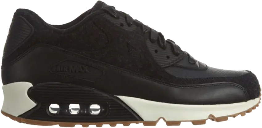  Nike Air Max 90 Premium Black/Black-Black-Sail