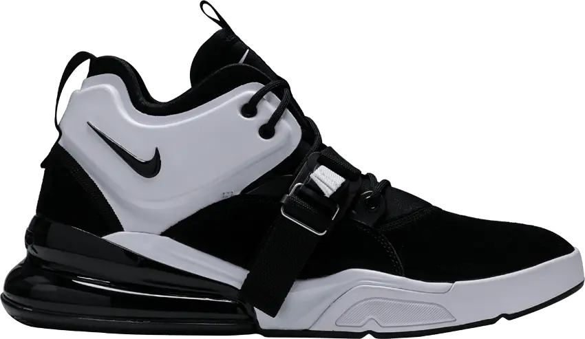  Nike Air Force 270 Black White Silver