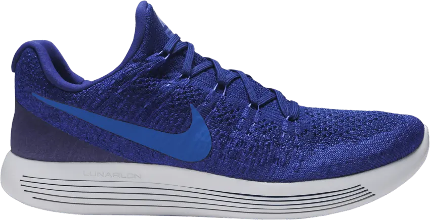  Nike Lunarepic Low Flyknit 2 Deep Royal Blue/Medium Blue