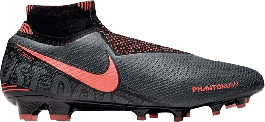  Nike Phantom Vision Elite DF FG &#039;Dark Grey Bright Mango&#039;