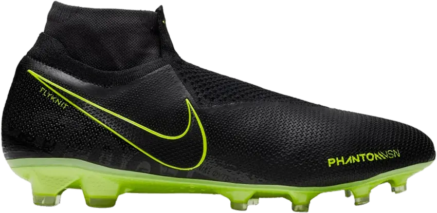  Nike Phantom Vision Elite DF FG Black Volt